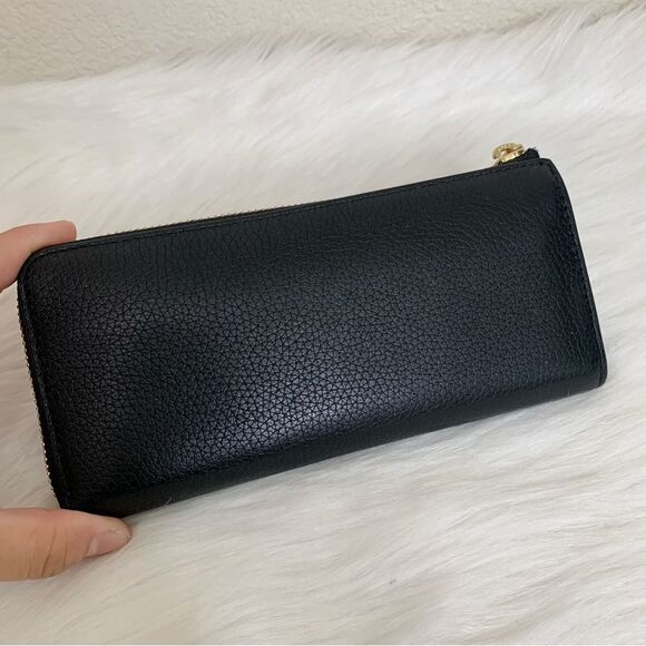 Michael Kors Black Leather Large Wallet - Picture 7 of 8
